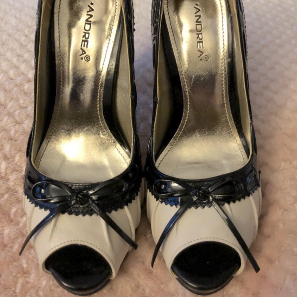 Peep toe heels